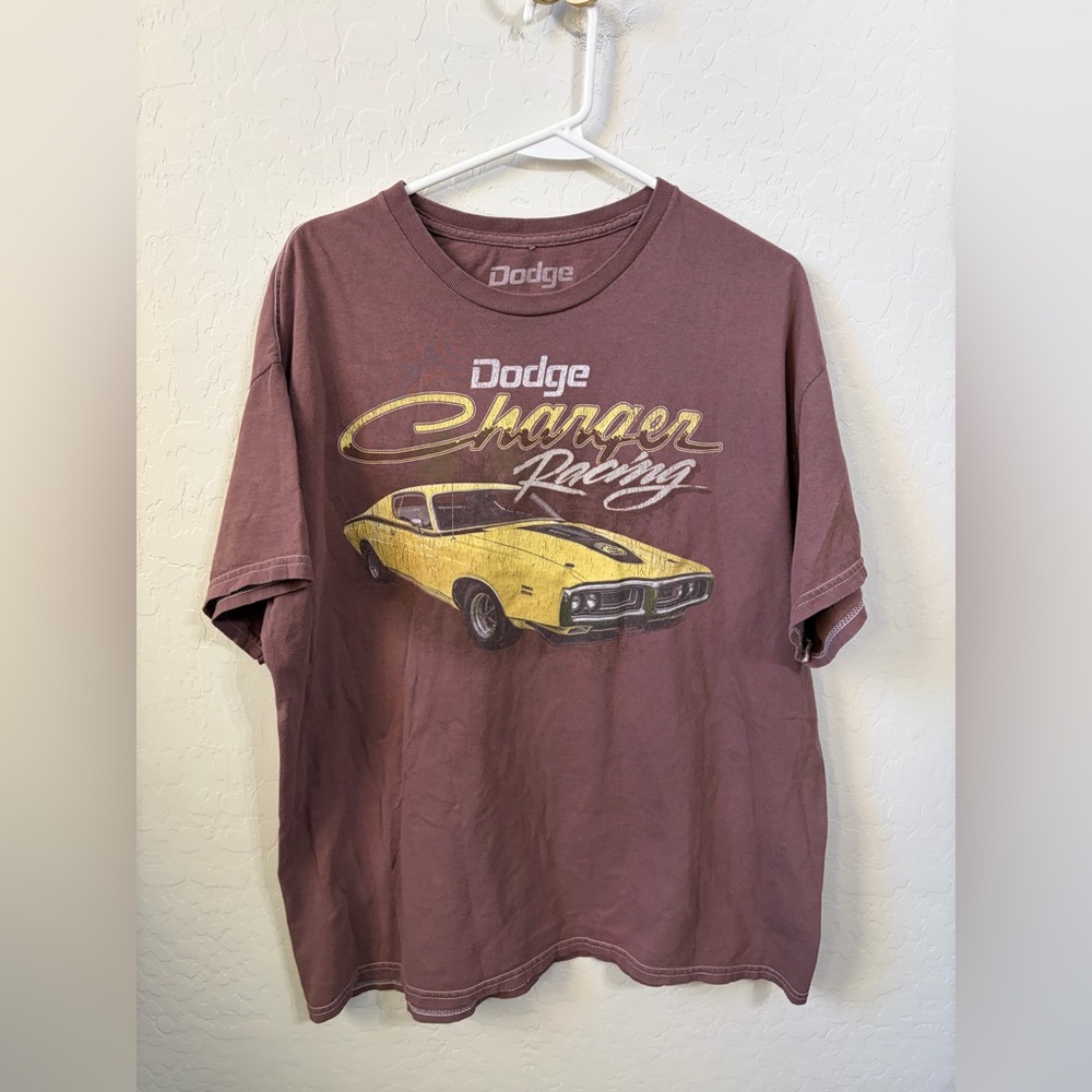 Dodge Women's Brown Charger Graphic Tee